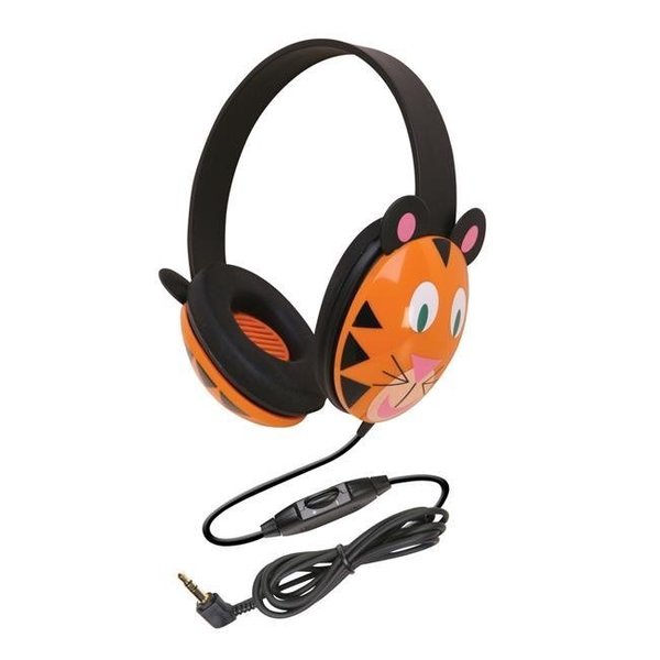 Califone Califone 089443 Listening First Kids Tiger Theme Wired Headphone 89443